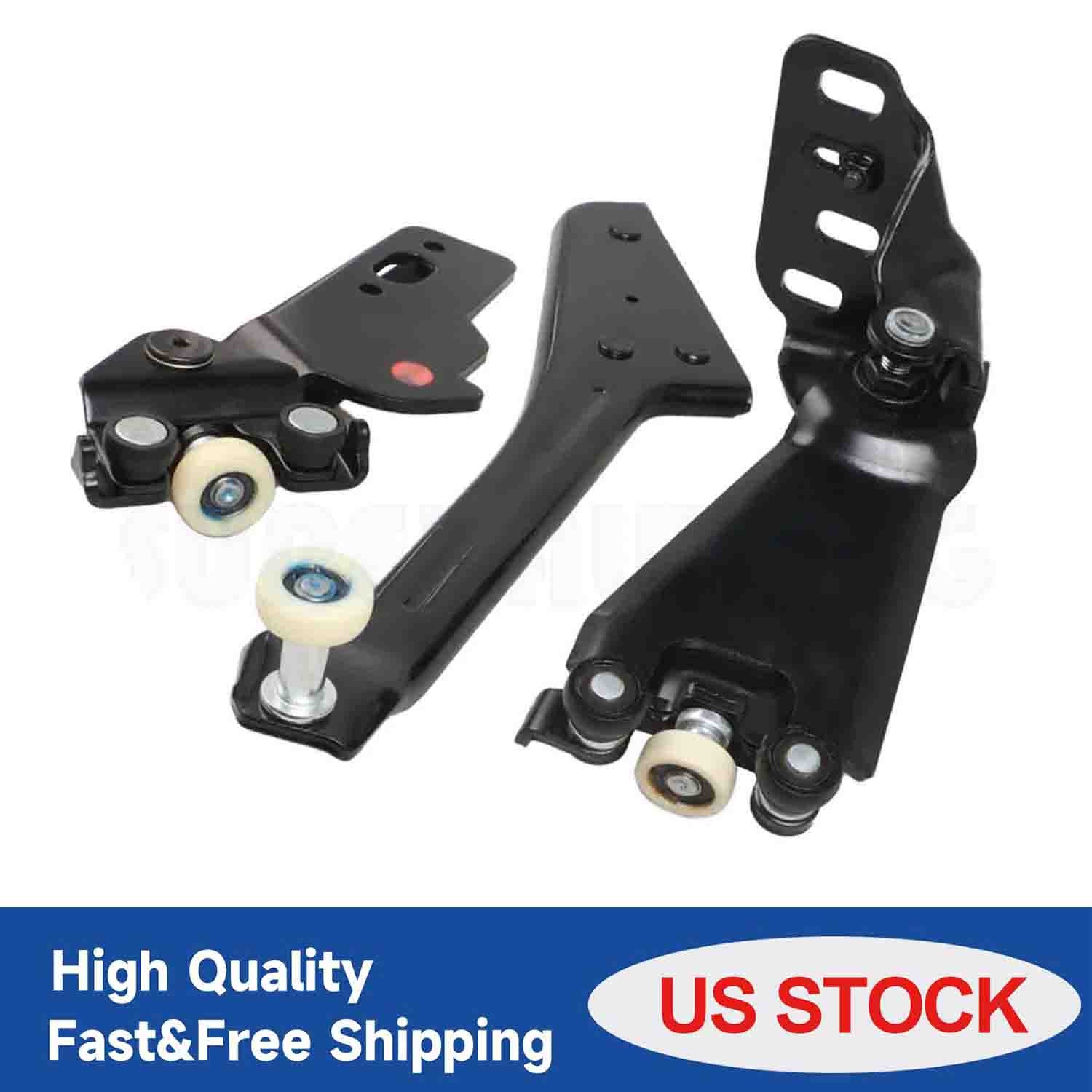 3Pcs Left Sliding Door Roller Bottom Middle Upper for Ford Transit Connect 14-23