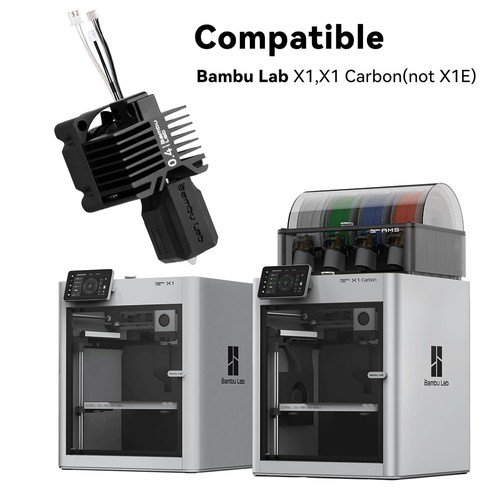 Bamboo Lab X1 Carbon, X1, X1C Hotend Complete Kit for Series 3D Printer,... - Bild 6 von 8