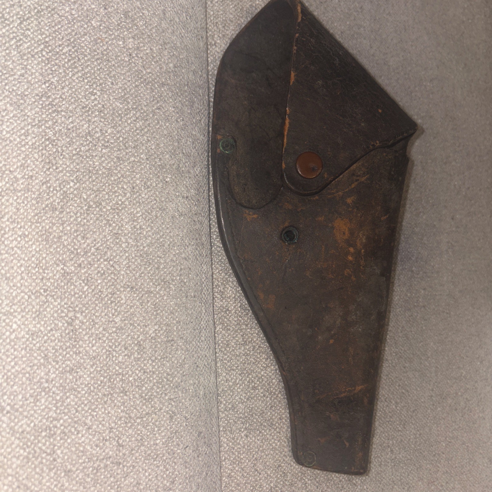 Vintage Antique Old US Pistol Gun Leather Holster