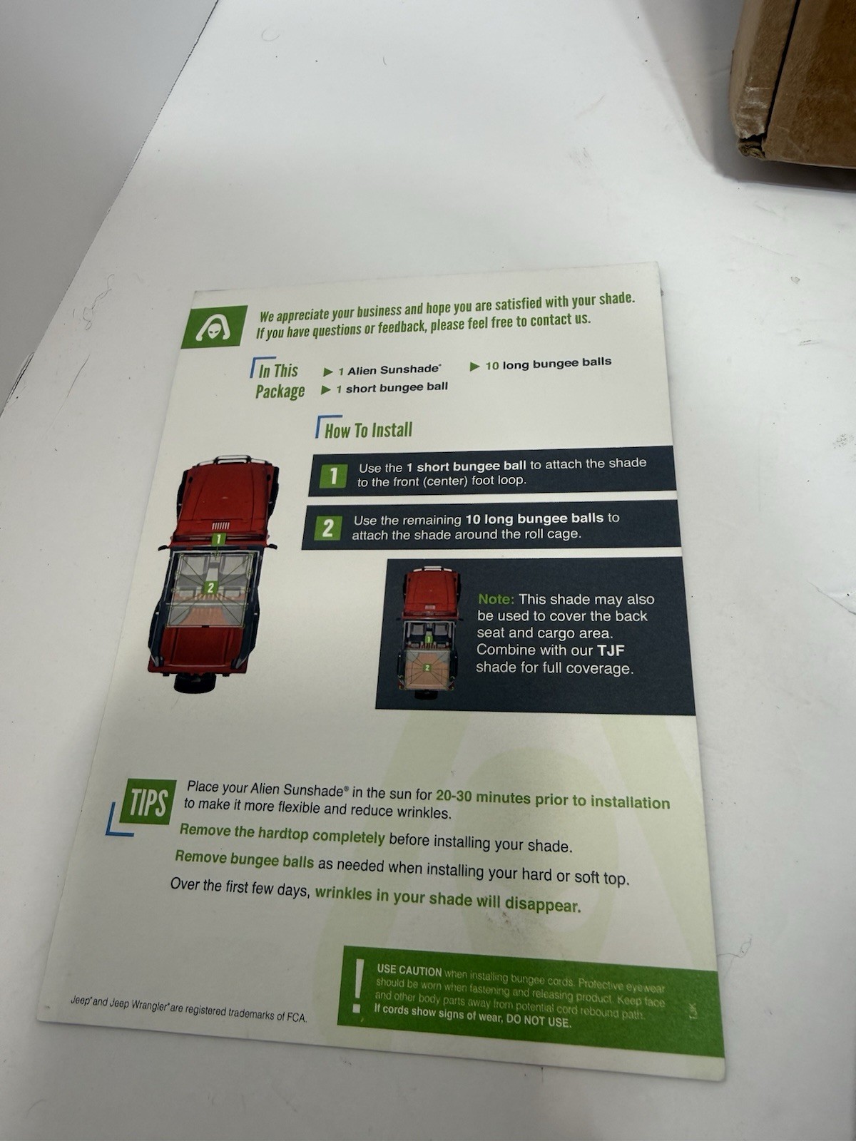 ALIEN SUNSHADE Jeep Wrangler (1997-2006) Top Cover (steel Blue) thumbnail 5