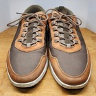 Wolf and Shepherd Mens 12 m  Crossover Trainer  Leather Mesh Shoes Brown