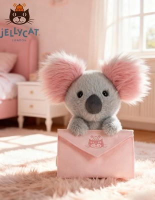 Jellycat Koala With Message Valentines collection 2026 Authentic