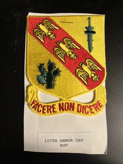 107th Armored Cavalry Regiment Patch
