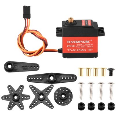 Td-8120Mg Waterproof Digital Metal Gear with 20Kg High Torque 180Angle for6853