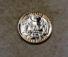 1955 Washington Quarter * Gem Proof Rainbow Toned * Better Date * XQ171