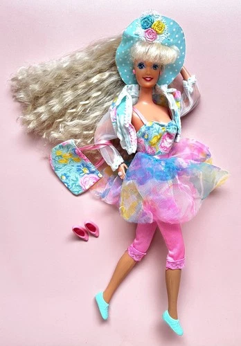 🤍 Barbie 🤍 1991 Vintage Teen Talk Doll & Accessories - Still Working!