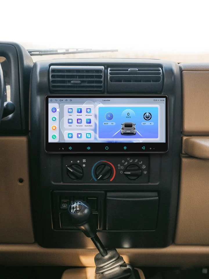 8 Core Android 13 Car Stereo 8.9 inch GPS Navi For Wrangler/Caravan/Town&Country - Image 2 of 4