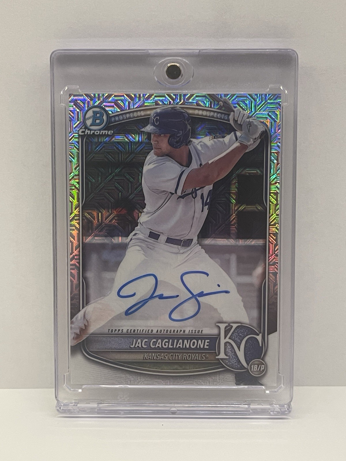 2025 Bowman - Chrome Prospect Mega Box Autographs Jac Caglianone #BMA-JC (RC)