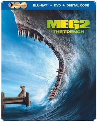 Meg 2 The Trench Blu-ray Steelbook NEW
