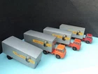MATCHBOX LESNEY BEDFORD YORK FREIGHTMASTER TRUCK 'DAVIES TYRES', MP2 JOBLOT x 4