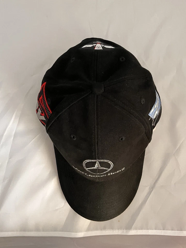 MERCEDES BENZ Fórmula 1 DAVID COULTHARD #5 De Colección Gorra de Carreras Gorra de Camionero Forrada Y2K Foto 4 de 4