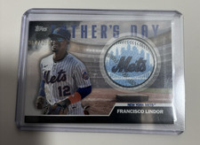 Topps 2023 Series 2 Francisco Lindor Mets Father's Day Patch FD-FL Black /299