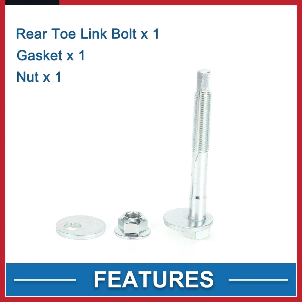 Kit de pernos inclinables de suspensión delantera para Land Rover Discovery 3 con tuerca Foto 4 de 4