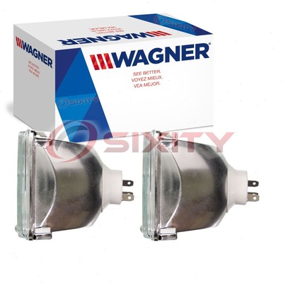 2 pc Wagner High & Low Beam Headlight Bulbs for 1990-1991 Eagle Talon hv