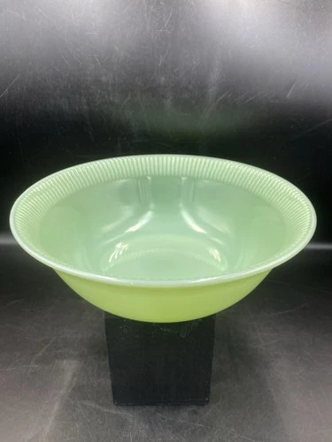 8” Fire King Fireking Jane Ray Jadeite JADITE Serving Bowl UNUSED