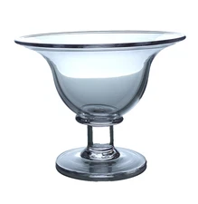 Simon Pearce ESSEX Small Compote/Footed Dessert(s) EXCELLENT Heavy Glass NoOptic