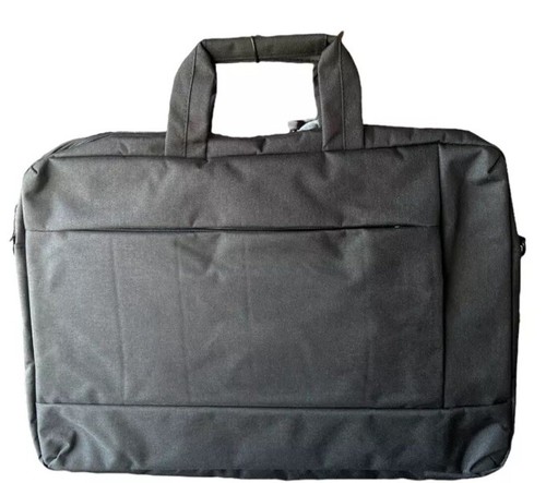 16” Black Water Resistant Laptop Bag With Detachable Strap - Afbeelding 2 van 7