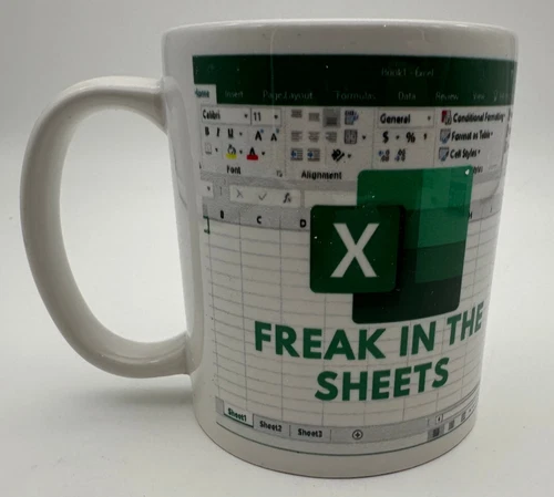 Kaffeetasse Becher Aufdruck "Freak in the Sheets" Lustige Tasse Geschenkidee