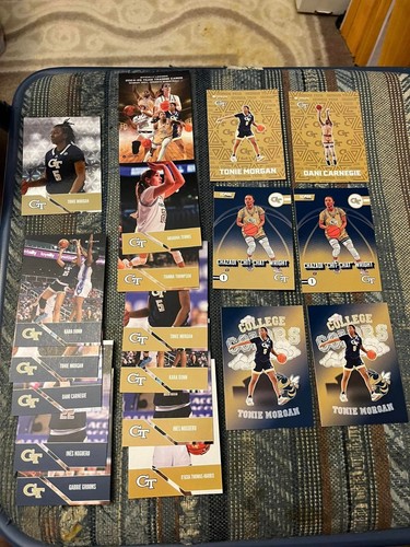 2025 ONIT NIL LOT OF 18 GEORGIA TECH WOMENS BASKETBALL CARDS W/ INSERTS & FOILS