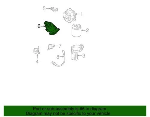 Conjunto de válvula EGR 17113505 sistema de emisiones genuino GM 1987-1995 Chevrolet GMC Foto 2 de 2