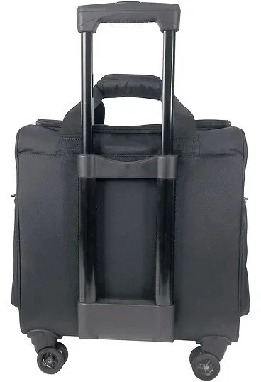 Netpack Black 16" Four Wheeled Duffel made w/ 1680 D Polyester + Swivel Wheels - Image 4 of 4