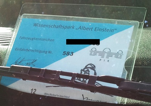 Parkausweis Halterung Schutzhülle für Anwohner,Bewohner, Behinderte - Picture 5 of 10