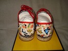 100% AUTHENTIC NEW WOMEN FENDI JUNIA CANVAS & PATENT ESPADRILLE SNEAKER US 9.5 — photo 7