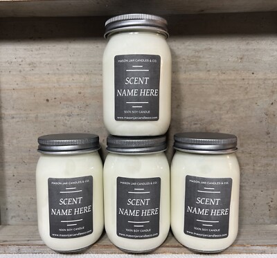 Vanilla Selection 4 Pack , 16 oz Scented Soy Candles, $45.99,  Free Shipping