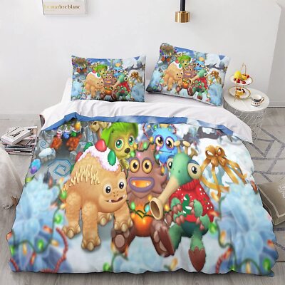 My Singing Monsters Bettwäsche Set Kissenbezüge80x80 01-Bettbezug135x200 200x200
