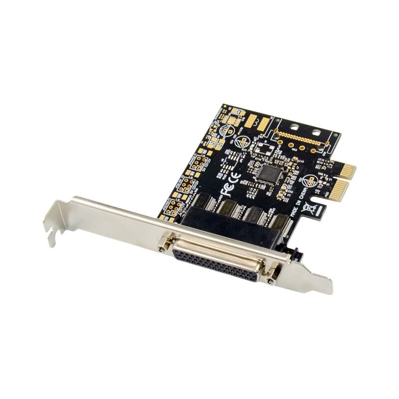 PCIE 4 Ports  DB9 RS232 Serial Controller Card PCI Express asix 99100 Chip - Image 2 of 4