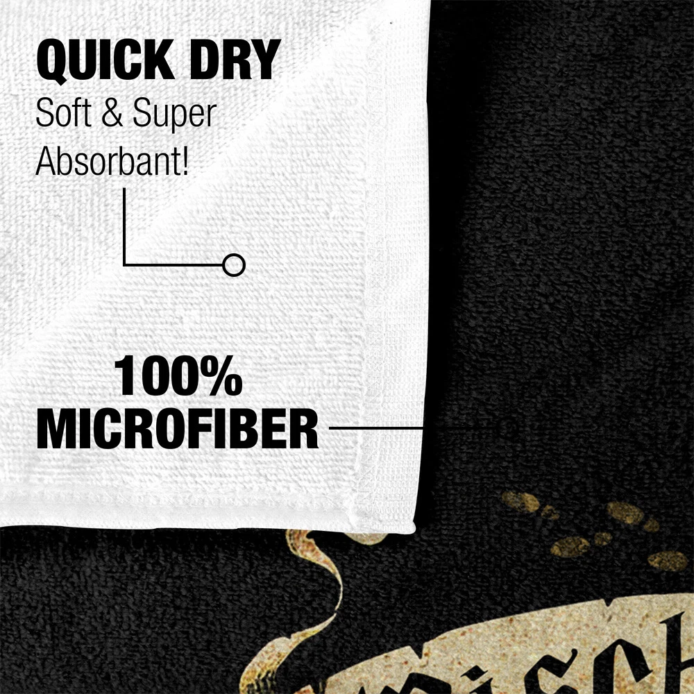 Harry Potter Mischief Managed Officially Licensed Beach Towel 30"x60"