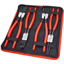 Astro Pneumatic 4PC Large Internal / External Snap Ring Pliers 13"