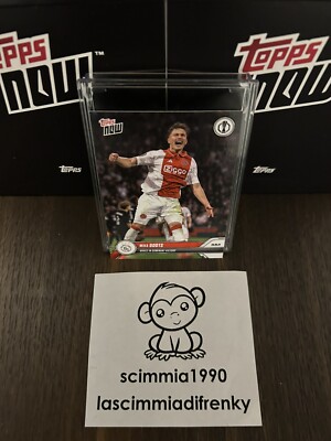 TOPPS NOW CARD 003 GODTS CHAMPIONS LEAGUE 2024 AJAX no Panini FOOTBALLERS