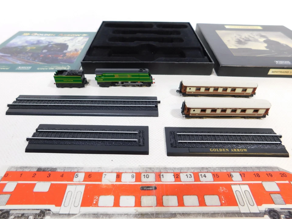 Minitrains Atlas Spur Z Dummy-Dampflok Golden Arrow, sehr gut+OVP #CA773-0,5 - Bild 2 von 3
