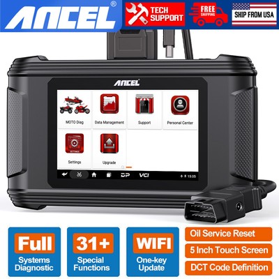 ANCEL MT510 All Systems Motorcycle Diagnostic Tool Fit For BMW OBD2 Code Reader