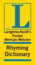 Merriam-Webster Pocket Rhyming Dictionary (Pockets Full of Word Power) - GOOD