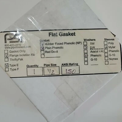 NEW Pipeline Seal & Insulator Inc 1/2' Pipe | Grelly USA