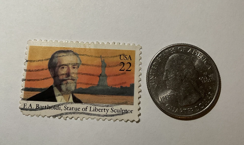 1985 FDC first day cover Scott 2134 F A Bartholdi Statue Of Liberty used - Image 2 of 4