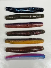 2.75" Nimrod's Tackle NED STICK RIG FINESSE WORMS SCENTED 10 Pack Made in USA