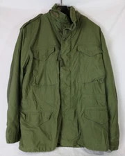 Alpha Industries Mens Vintage Military Cold Weather Field Coat Made USA Medium