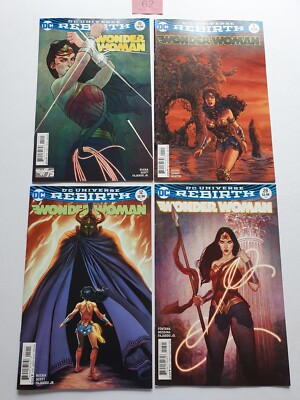 WONDER WOMAN 10 /11/12/28 x 4   DC UNIVERSE REBIRTH VNC 2017