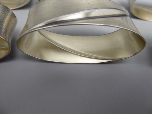 6 WMF Serviettenringe aus 925 Sterling Silber - Bild 8 von 13