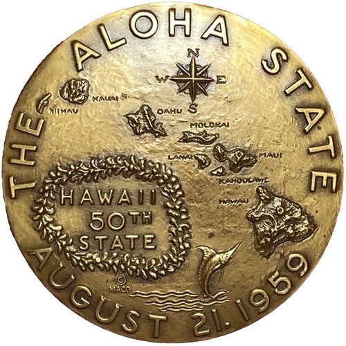 Coins of Hawaii Token Dollar Set in Original Frame and Sleeve | eBay