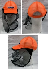 Syngenta Netted Trucker Baseball Hat Agrochemical Seed Farming Orange Insect Net