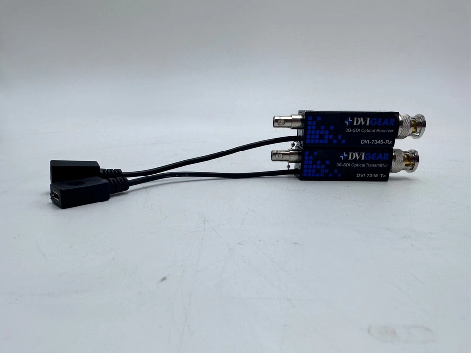 Juego de extensor de fibra óptica DVIGear DVI-7345 3G-SDI -USADO 1 año de garantía incluido Foto 3 de 4
