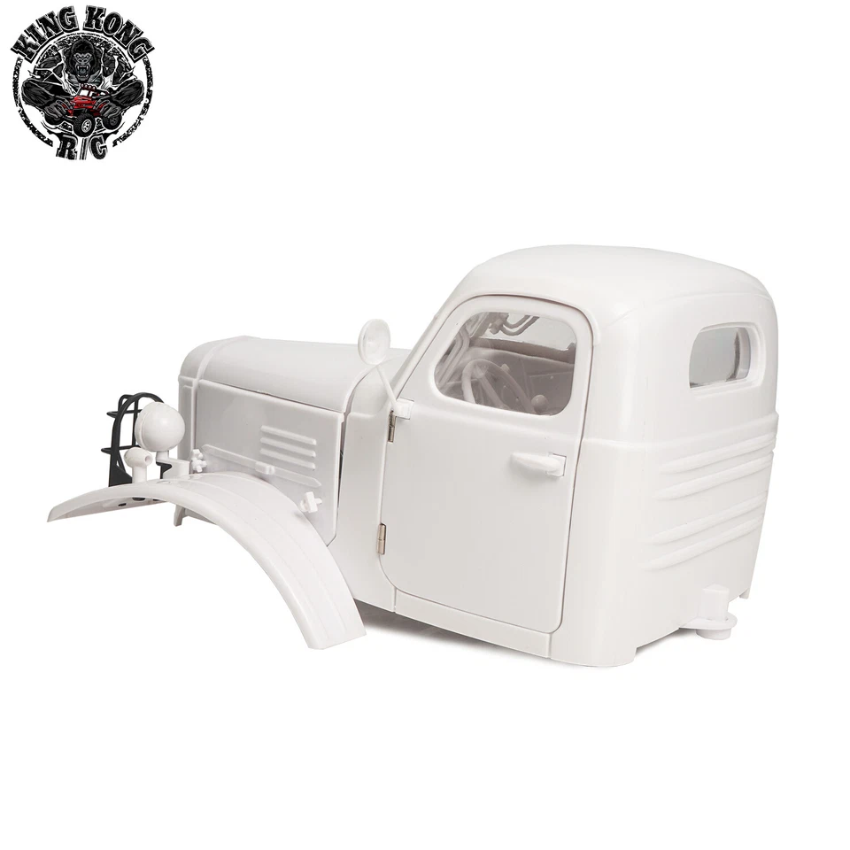 Kingkong RC 1/12 White Soviet Q157 RC Car Crawler Cab Body Hard Plastic KIT - Image 3 of 4