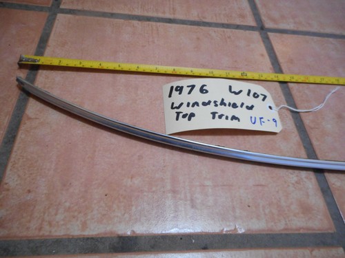 Mercedes Benz W107 C107 R107 450SLC 280SL Front Windshield Exterior Top Trim - Bild 2 von 12