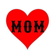Mothers day MOM heart Temporary Tattoo Water Resistant Fake Body Art