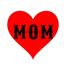 Mothers day MOM heart Temporary Tattoo Water Resistant Fake Body Art