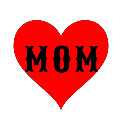 Mothers day MOM heart Temporary Tattoo Water Resistant Fake Body Art